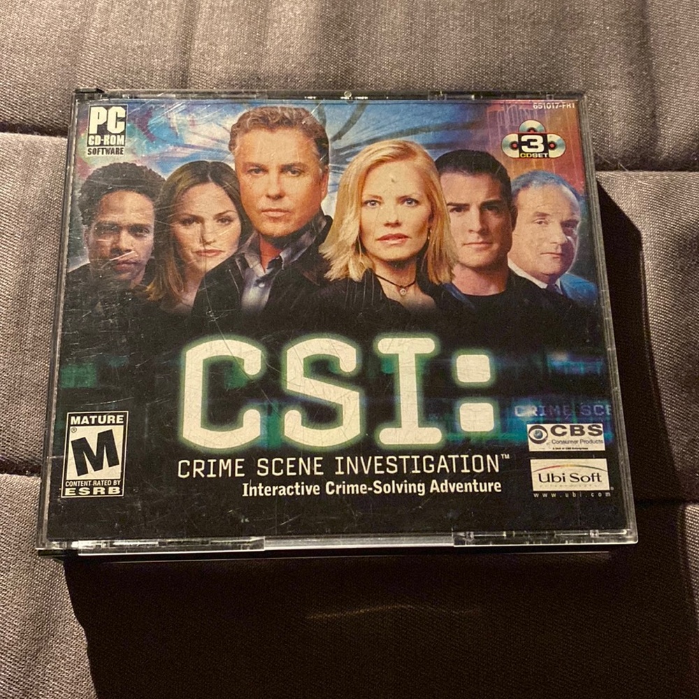 CSI Crime Scene Investigation PC Video Game